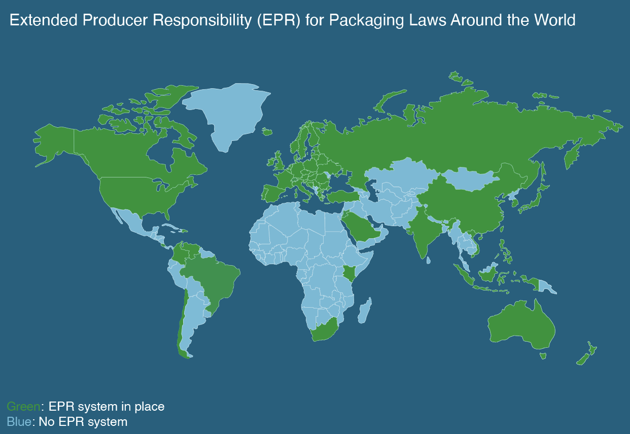 Extended Producer Responsibility Laws For Packaging Around The World